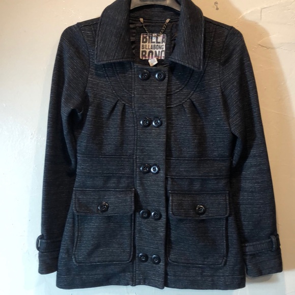 Billabong Jackets & Blazers - Billabong soft peacoat. Size S/M